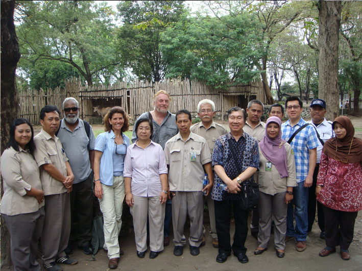Zootier-Hilfe in Indonesien