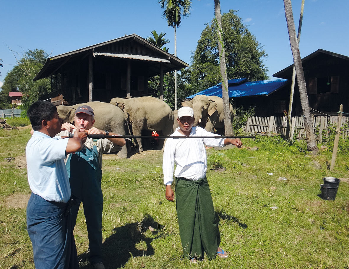 AZWS Elefanten-Hilfe Myanmar 2017